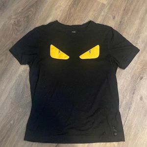 Fendi cotton T-shirt with Bag Bug eyes